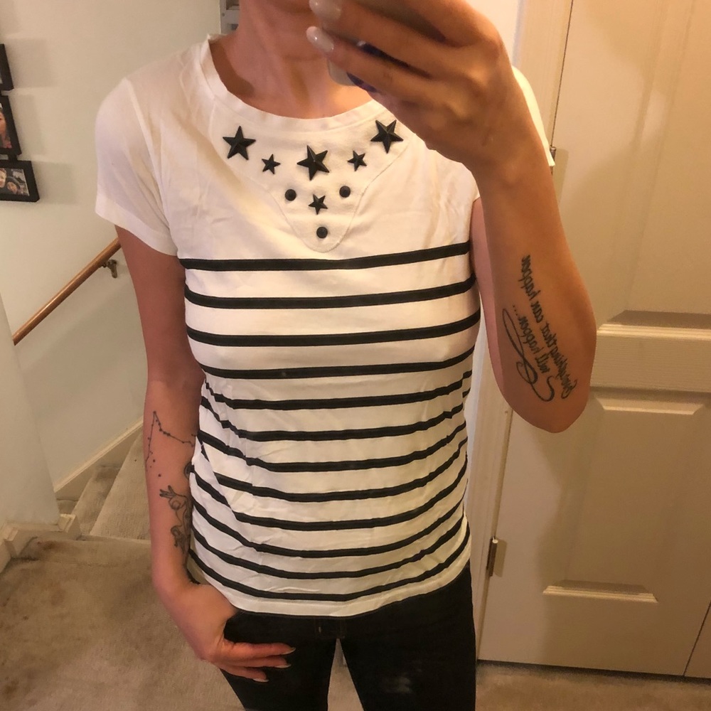 Star and strip t-shirt